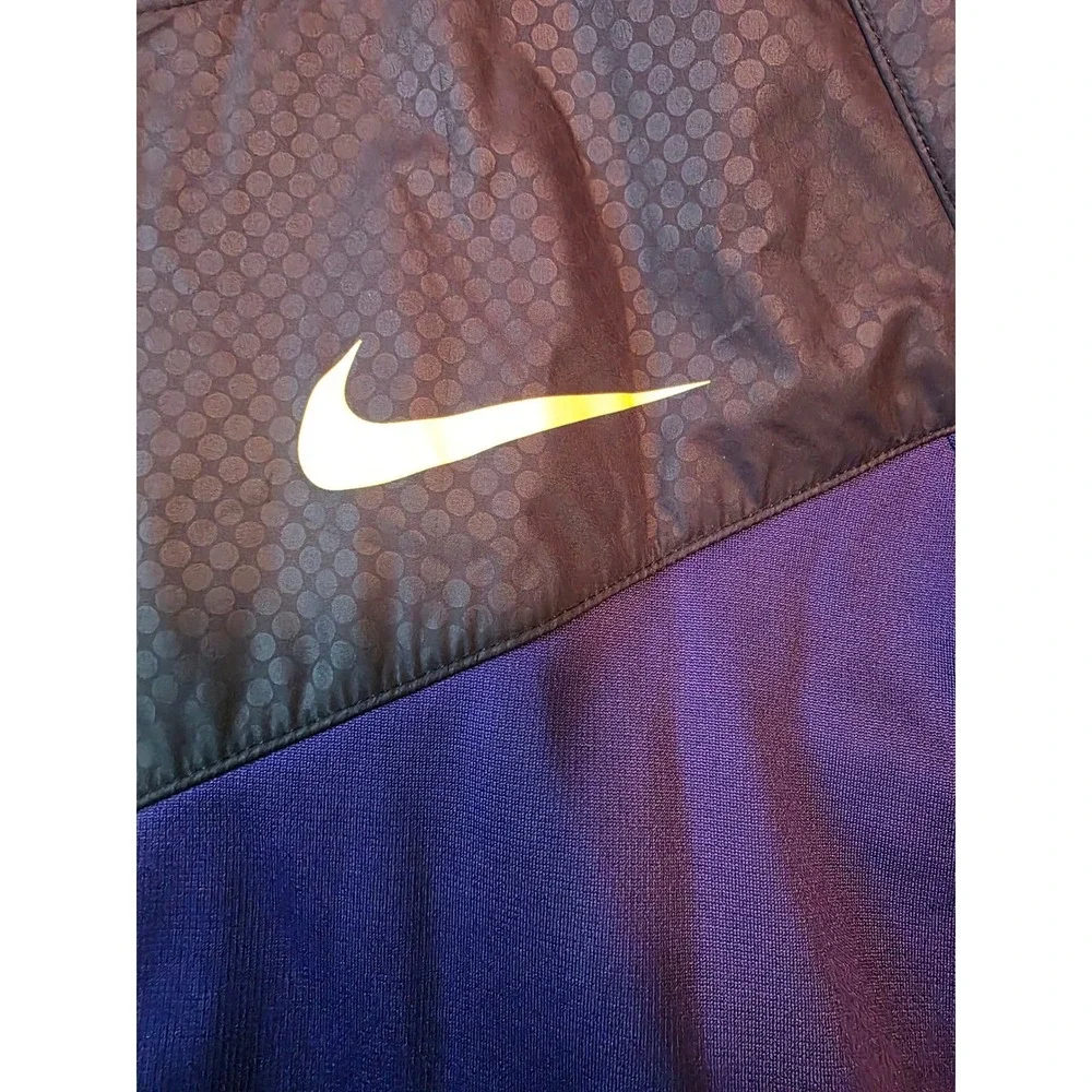Nike Therma-FIT Mens Jacket Purple Multi Color Full Zip Hoodie